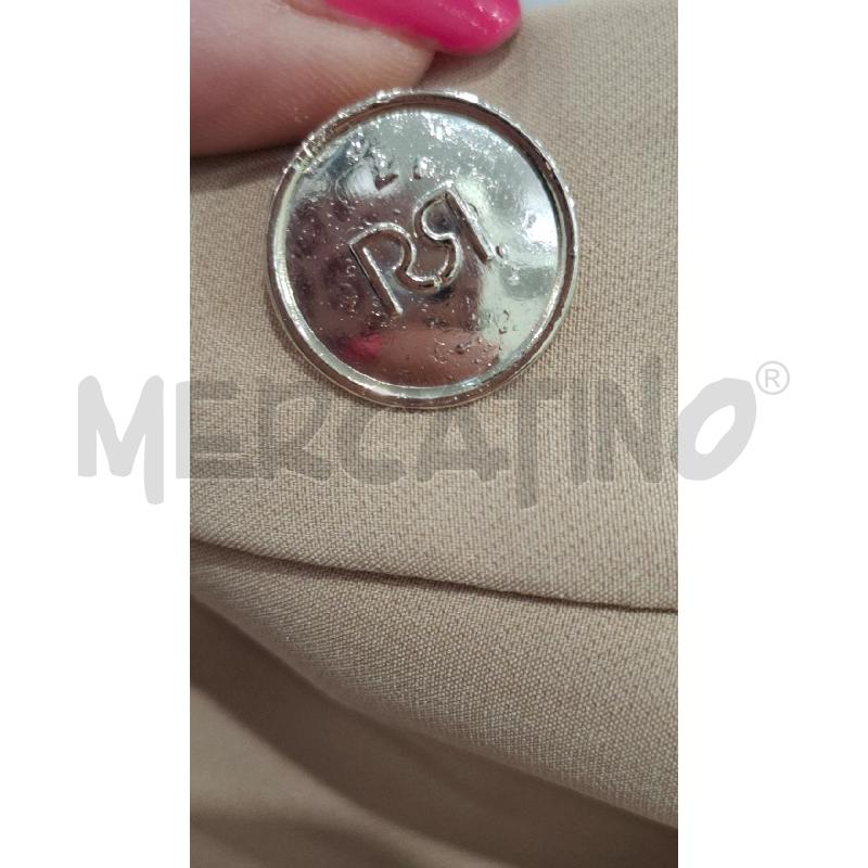 COMPLETO DONNA RINASCIMENTO BEIGE PANTALONE E GIACCA | Mercatino dell'Usato Salerno fratte 5