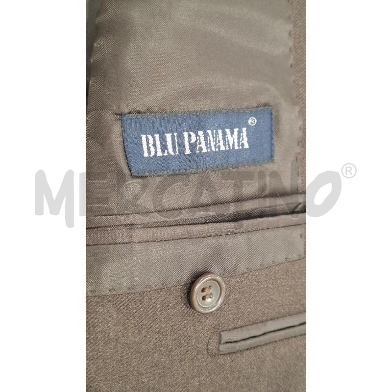 COMPLETO UOMO BLU PANAMA MRRONE MISTO LANA TG.48 | Mercatino dell'Usato Salerno fratte 3