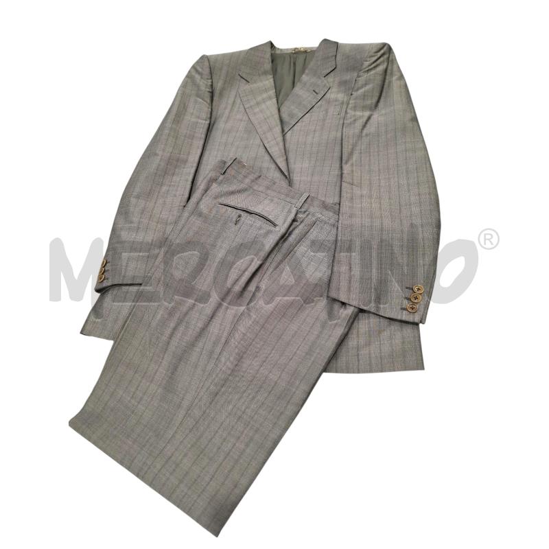 COMPLETO UOMO ERMENEGILDO ZEGNA GRIGIO 100X100 SETA | Mercatino dell'Usato Salerno fratte 1