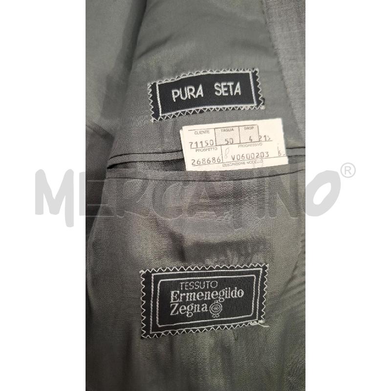COMPLETO UOMO ERMENEGILDO ZEGNA GRIGIO 100X100 SETA | Mercatino dell'Usato Salerno fratte 2