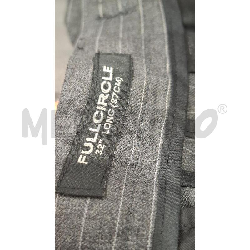 COMPLETO UOMO FULL CIRCLE GRIGIO GESSATO 100X100 LANA  TG.46 | Mercatino dell'Usato Salerno fratte 5