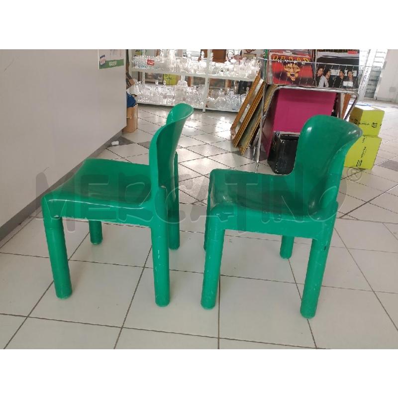 COPPIA SEDIA KARTELL VERDE DESIGN DA RIVEDERE  | Mercatino dell'Usato Salerno fratte 3