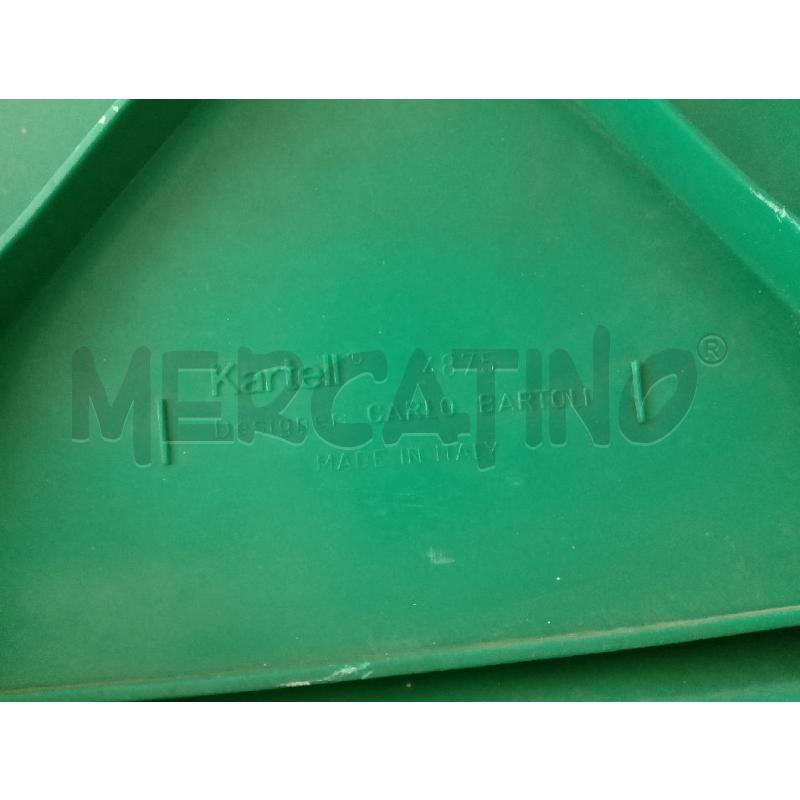 COPPIA SEDIA KARTELL VERDE DESIGN DA RIVEDERE  | Mercatino dell'Usato Salerno fratte 5
