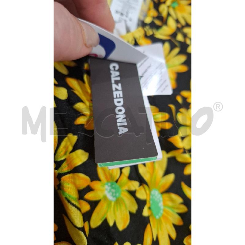 COSTUME DONNA CALZEDONIA NERO FIORI ARANCIO | Mercatino dell'Usato Salerno fratte 3