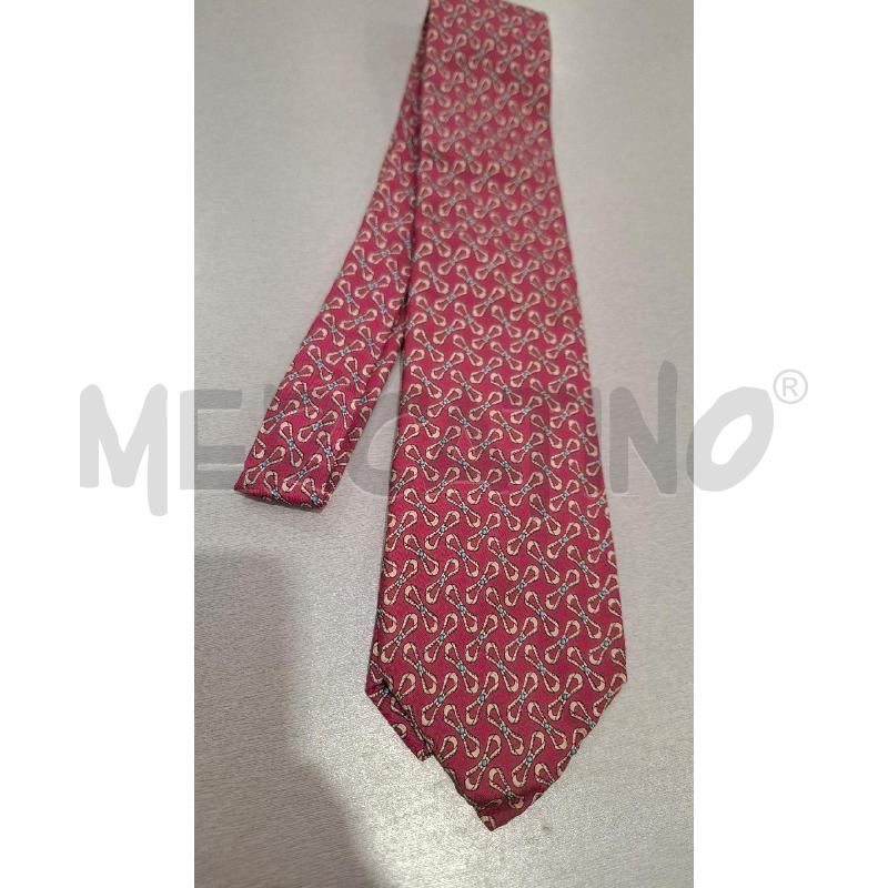 CRAVATTA GUCCI ROSA DIS. BIANCHI SETA | Mercatino dell'Usato Salerno fratte 3