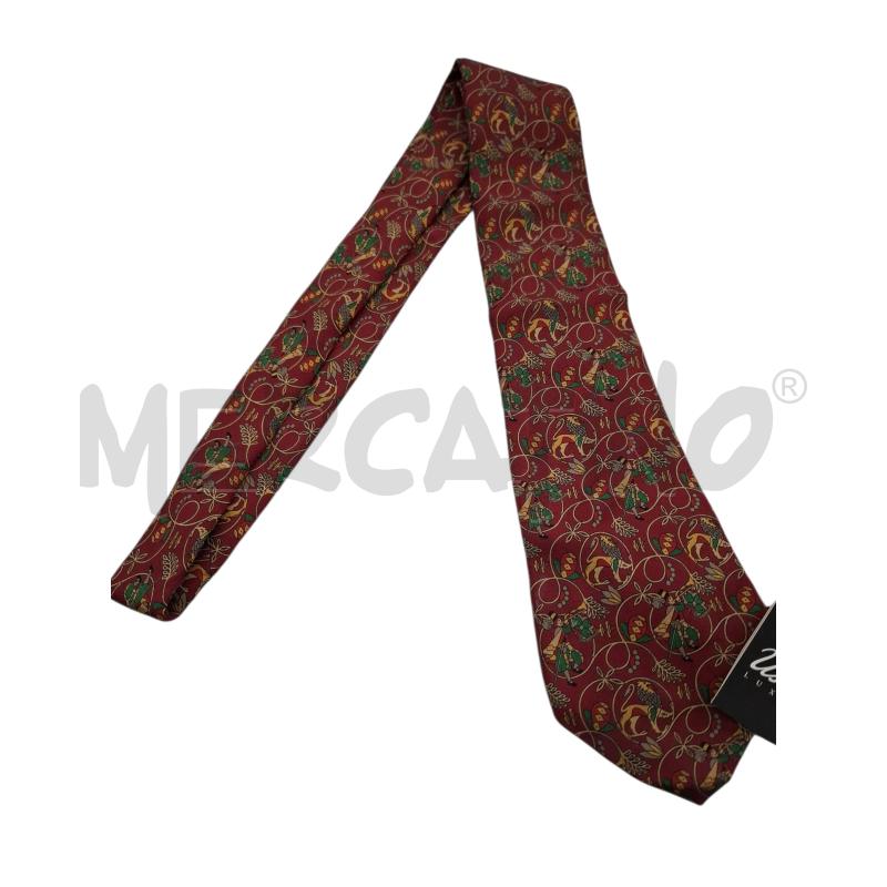 CRAVATTA SALVATORE FERRAGAMO FANTASIA CAMMELLI E LEOPARDI | Mercatino dell'Usato Salerno fratte 2