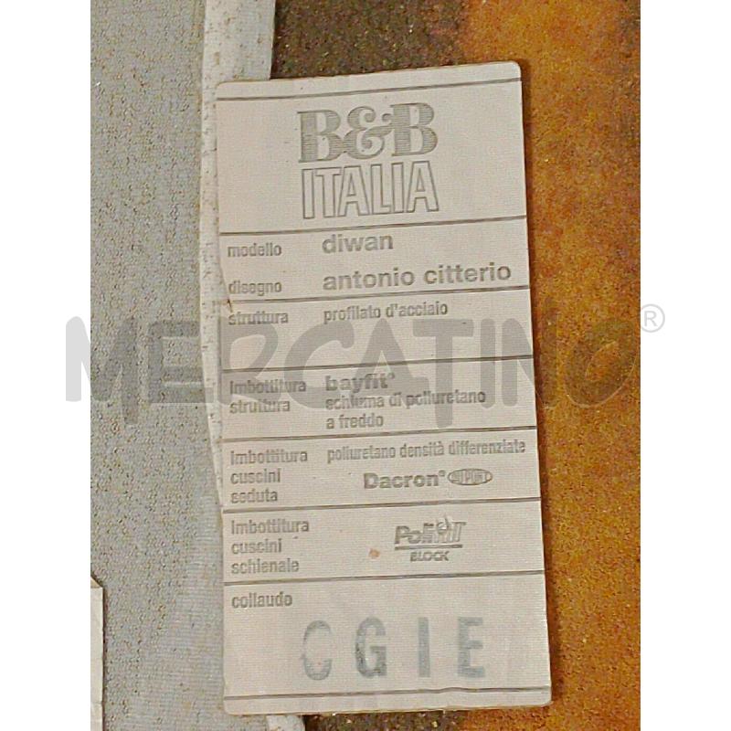 DIVANO BIANCO B&B ITALIA 160CM  | Mercatino dell'Usato Salerno fratte 2