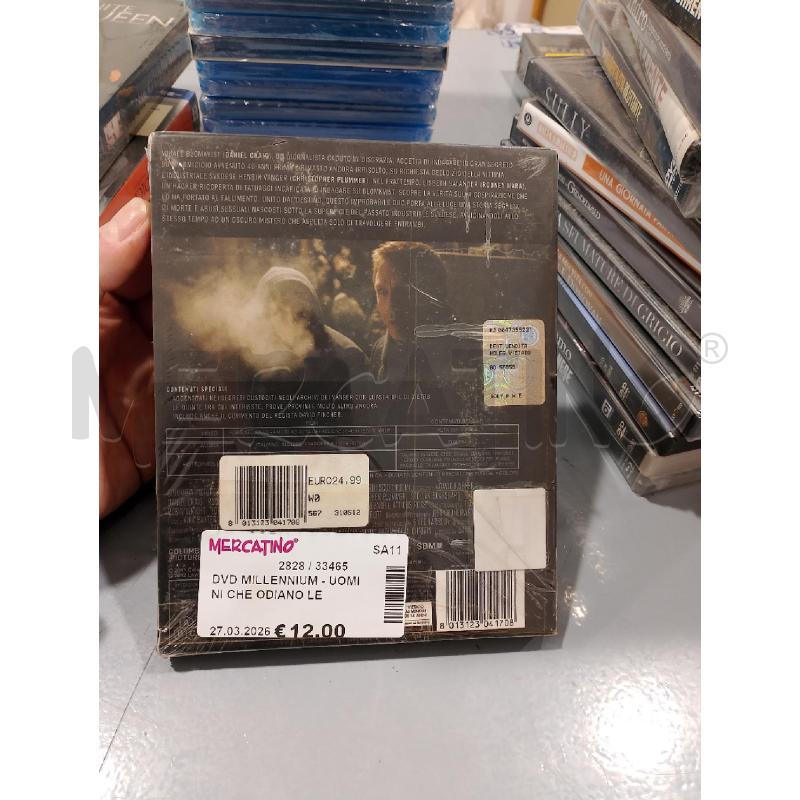 DVD MILLENNIUM - UOMINI CHE ODIANO LE DONNE  | Mercatino dell'Usato Salerno fratte 2