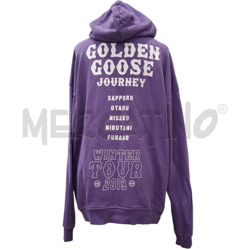 FELPA UOMO GOLDEN GOOSE VIOLA | Mercatino dell'Usato Salerno fratte 2