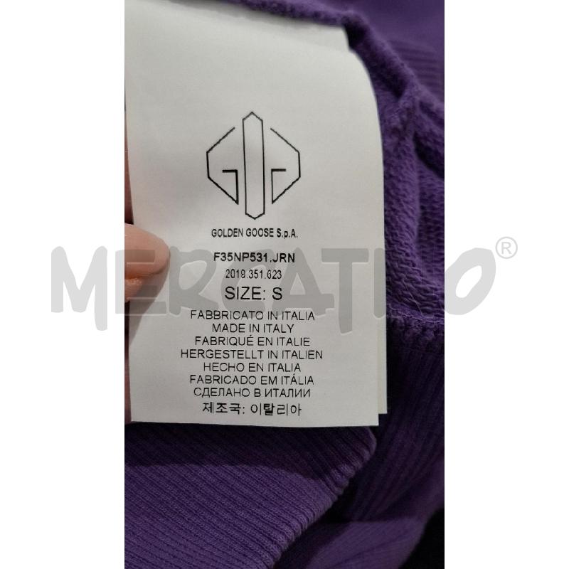 FELPA UOMO GOLDEN GOOSE VIOLA | Mercatino dell'Usato Salerno fratte 4