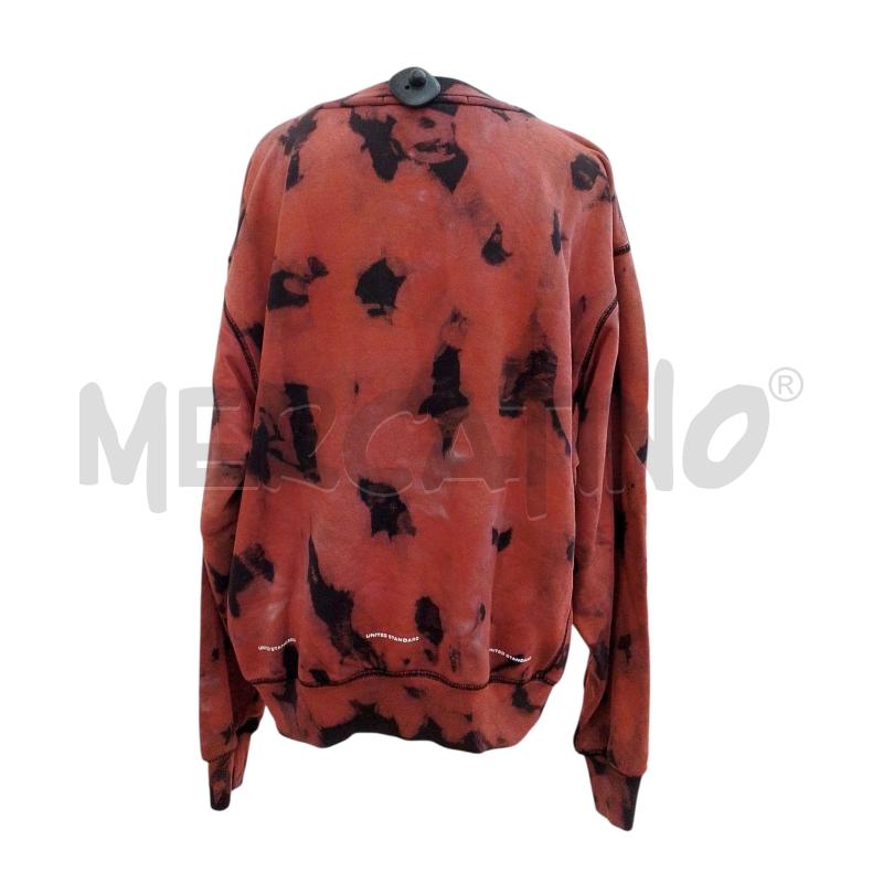 FELPA UOMO UNITED STANDARD ROSSA DISEGNI ASTR. NERI | Mercatino dell'Usato Salerno fratte 2
