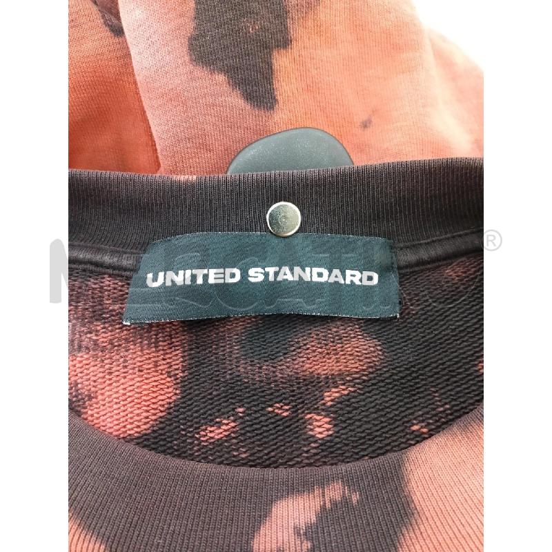 FELPA UOMO UNITED STANDARD ROSSA DISEGNI ASTR. NERI | Mercatino dell'Usato Salerno fratte 3