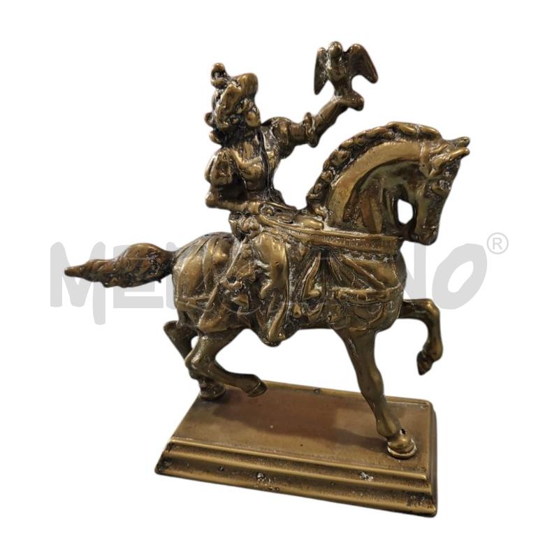 FERMA CARTE DONNA A CAVALLO OTTONE | Mercatino dell'Usato Salerno fratte 1