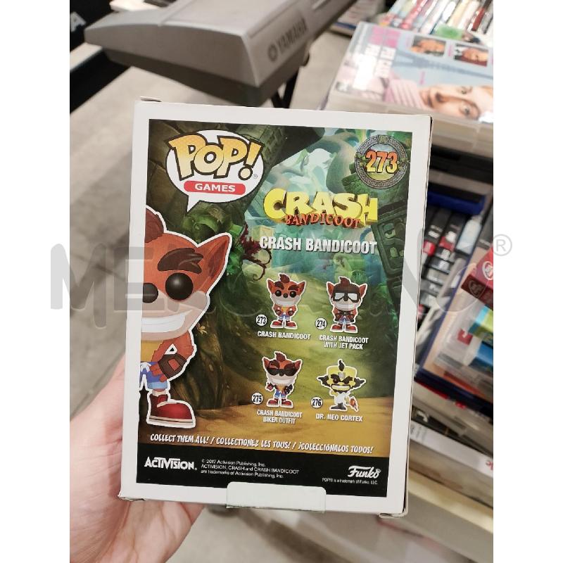 FUNKO POP CRASH BANDICOOT FLOCKED 273 | Mercatino dell'Usato Salerno fratte 2