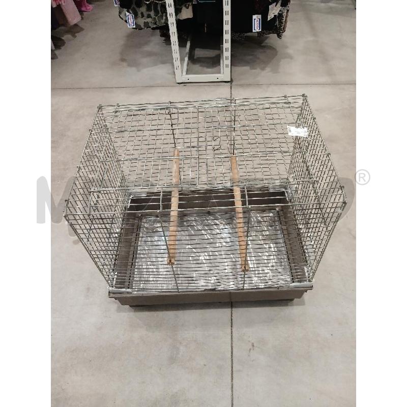 GABBIA UCCELLI GRIGIA 63 X 43 H 56  | Mercatino dell'Usato Salerno fratte 3