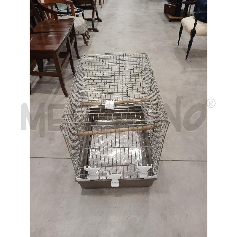 GABBIA UCCELLI GRIGIA 63 X 43 H 56  | Mercatino dell'Usato Salerno fratte 4