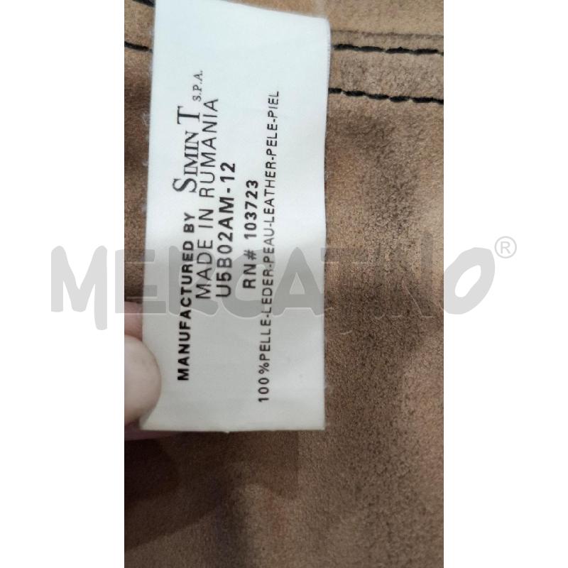 GIACCA DONNA ARMANI JEANS PELLE TESTA DI MORO TG.44 | Mercatino dell'Usato Salerno fratte 4