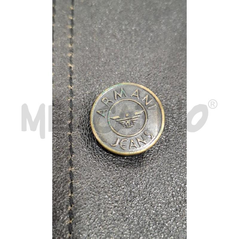 GIACCA DONNA ARMANI JEANS PELLE TESTA DI MORO TG.44 | Mercatino dell'Usato Salerno fratte 5