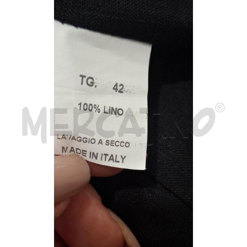 GIACCA DONNA BREVETTI NERA LINO | Mercatino dell'Usato Salerno fratte 4