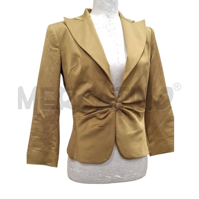 GIACCA DONNA CRISTINA EFFE BEIGE/ORO | Mercatino dell'Usato Salerno fratte 1