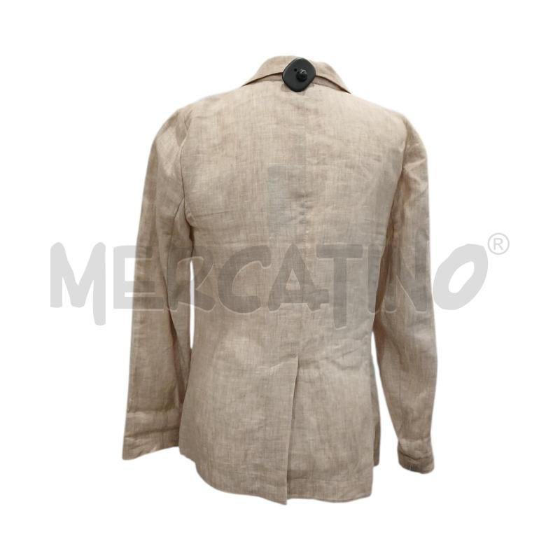GIACCA DONNA FALCONERI BEIGE IN LINO CARTELLINATO | Mercatino dell'Usato Salerno fratte 2