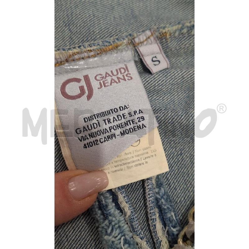 GIACCA DONNA GAUDI JEANS DI JEANS CATENE DETT. DORATE  | Mercatino dell'Usato Salerno fratte 4