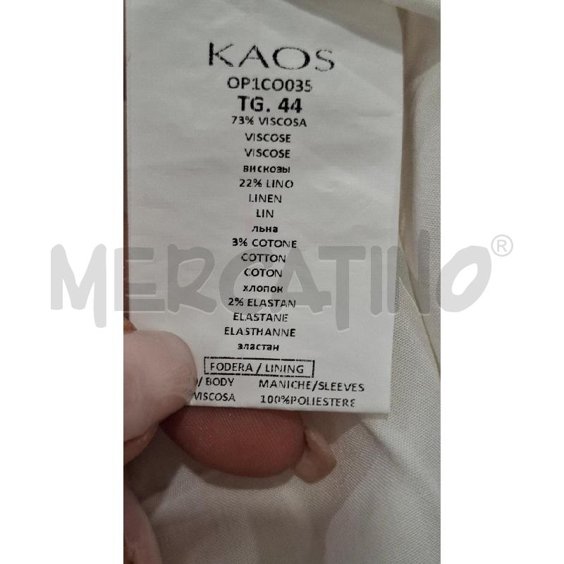 GIACCA DONNA KAOS COLOR CREMA | Mercatino dell'Usato Salerno fratte 4
