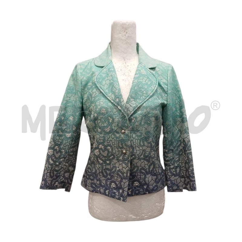 GIACCA DONNA PATRIZIA PEPESFUM. VERDE BLU | Mercatino dell'Usato Salerno fratte 1