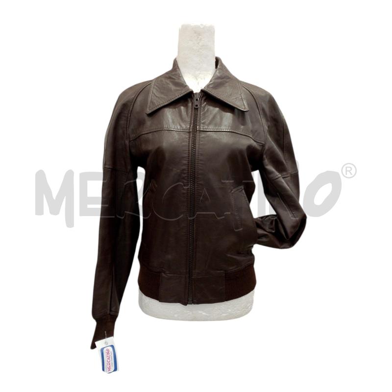 GIACCA DONNA PERSIAN SUEDE LEATHER MARRONE | Mercatino dell'Usato Salerno fratte 1