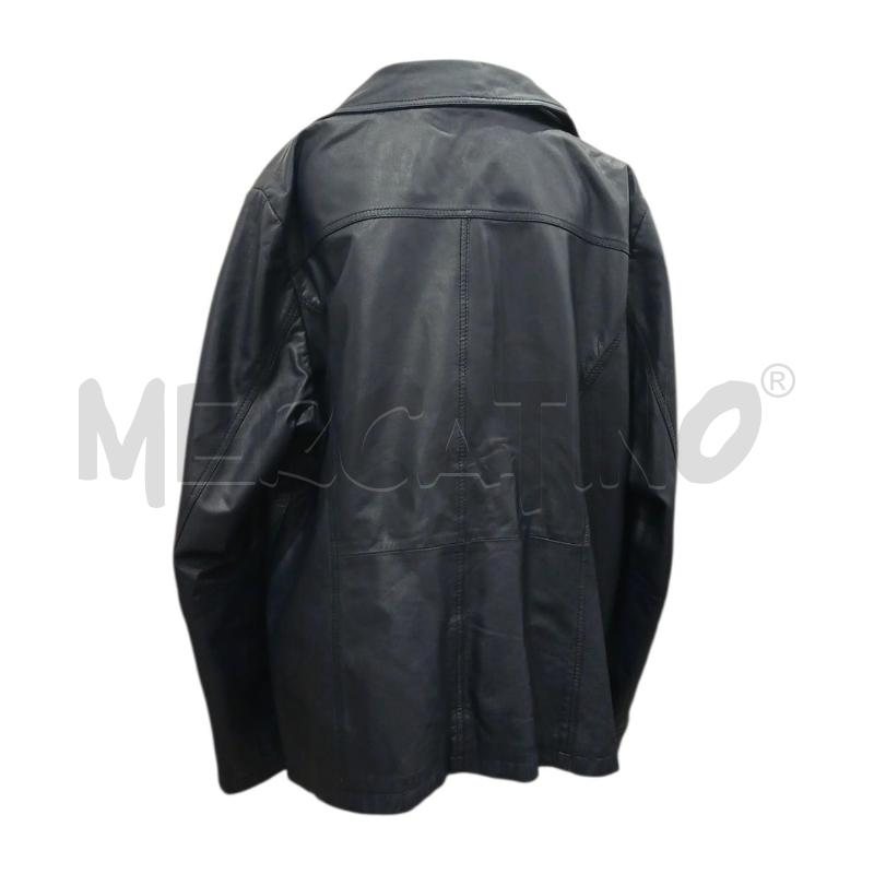 GIACCA DONNA PERSONA BLU NAVY IN PELLE TG.56 | Mercatino dell'Usato Salerno fratte 2