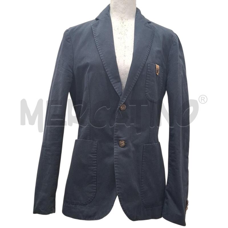 GIACCA UOMO ALVIERO MARTINI BLU SFODERATA TG. 48 | Mercatino dell'Usato Salerno fratte 1