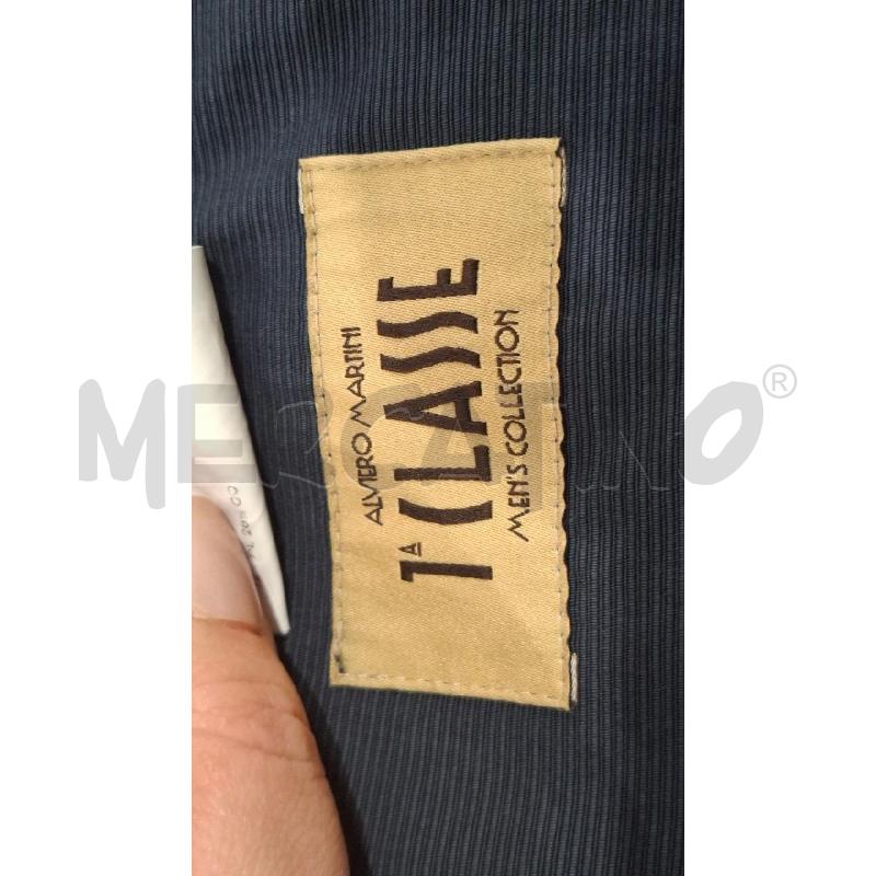 GIACCA UOMO ALVIERO MARTINI BLU SFODERATA TG. 48 | Mercatino dell'Usato Salerno fratte 3