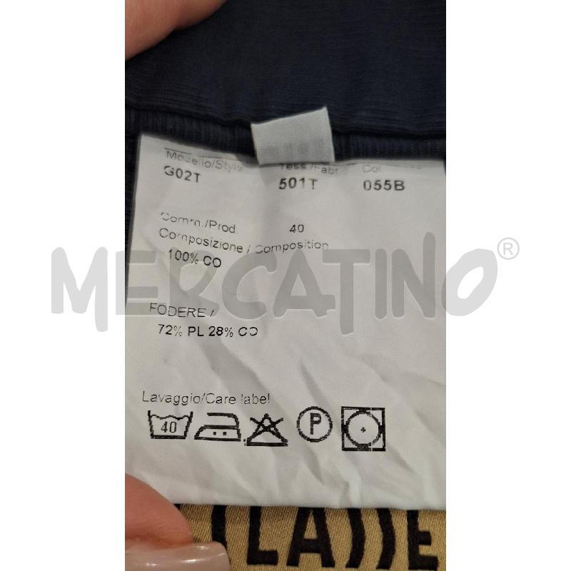 GIACCA UOMO ALVIERO MARTINI BLU SFODERATA TG. 48 | Mercatino dell'Usato Salerno fratte 4