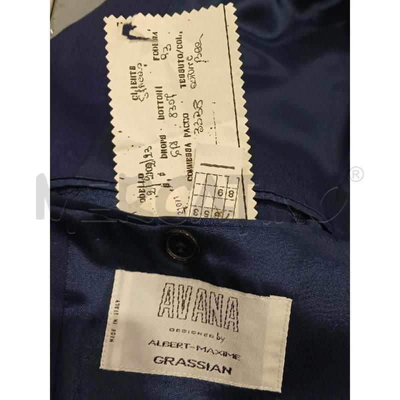GIACCA UOMO AVANA BLU ELETTRICO COTONE | Mercatino dell'Usato Salerno fratte 3