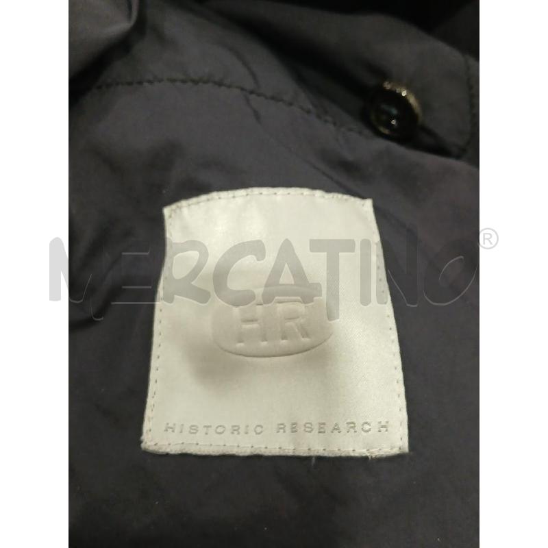 GIACCA UOMO A VENTO HISTORIC RESEARCH BLU NAVY TG.L | Mercatino dell'Usato Salerno fratte 3