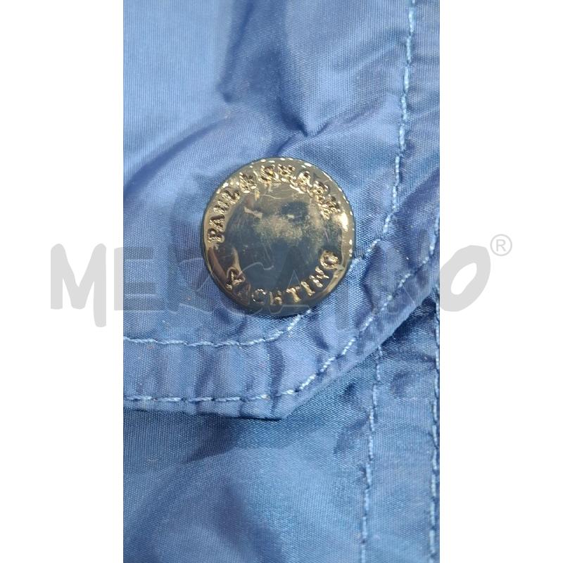 GIACCA UOMO A VENTO PAUL & SHARK BLU CHIARO LUCIDO | Mercatino dell'Usato Salerno fratte 5