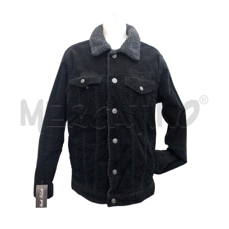 GIACCA UOMO CORDUROY JACKET NERA A COSTE | Mercatino dell'Usato Salerno fratte 1