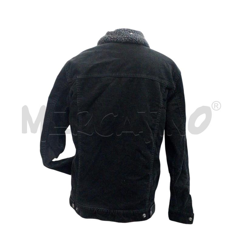GIACCA UOMO CORDUROY JACKET NERA A COSTE | Mercatino dell'Usato Salerno fratte 2