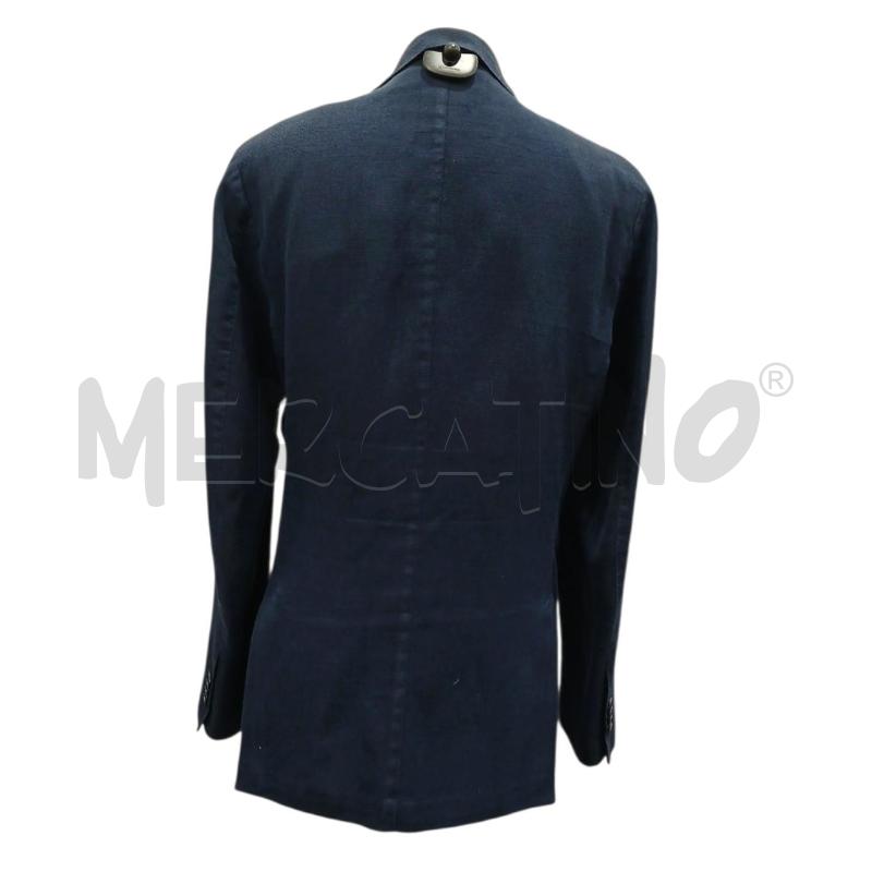 GIACCA UOMO GUTTERIDGE BLU NAVY MISTO LINO/COTONE | Mercatino dell'Usato Salerno fratte 2