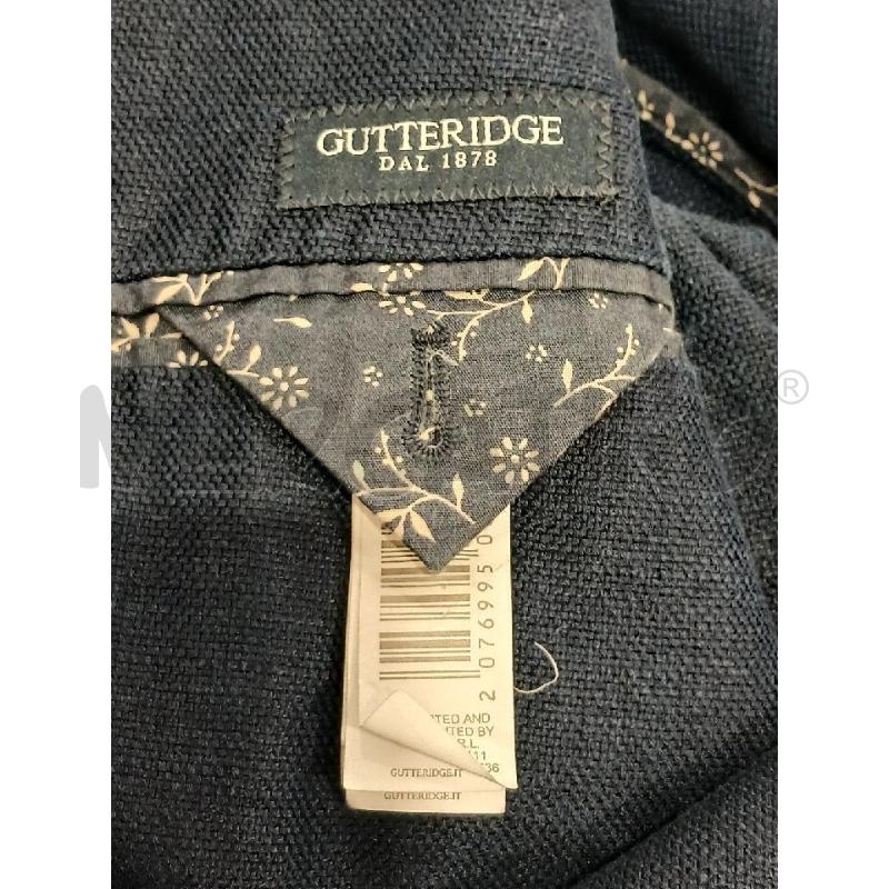 GIACCA UOMO GUTTERIDGE BLU NAVY MISTO LINO/COTONE | Mercatino dell'Usato Salerno fratte 3