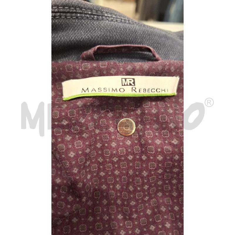 GIACCA UOMO MASSIMO REBECCHI BLU EFFETTO WASHED | Mercatino dell'Usato Salerno fratte 3