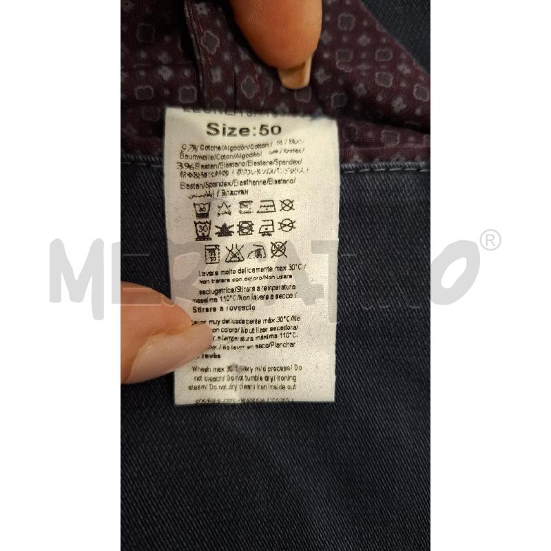 GIACCA UOMO MASSIMO REBECCHI BLU EFFETTO WASHED | Mercatino dell'Usato Salerno fratte 4