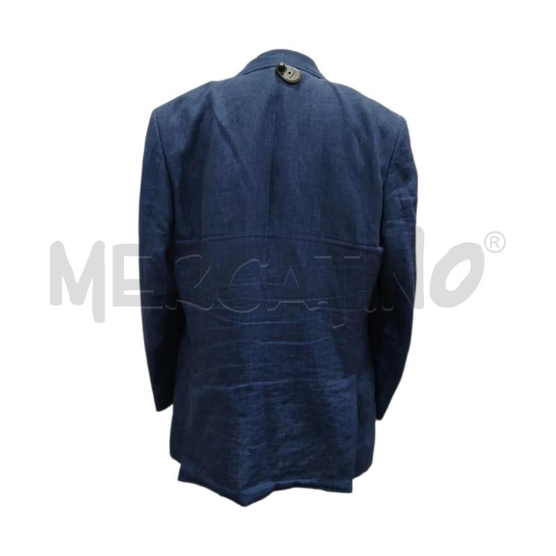 GIACCA UOMO SINI BLU CHIARO IN LINO | Mercatino dell'Usato Salerno fratte 2