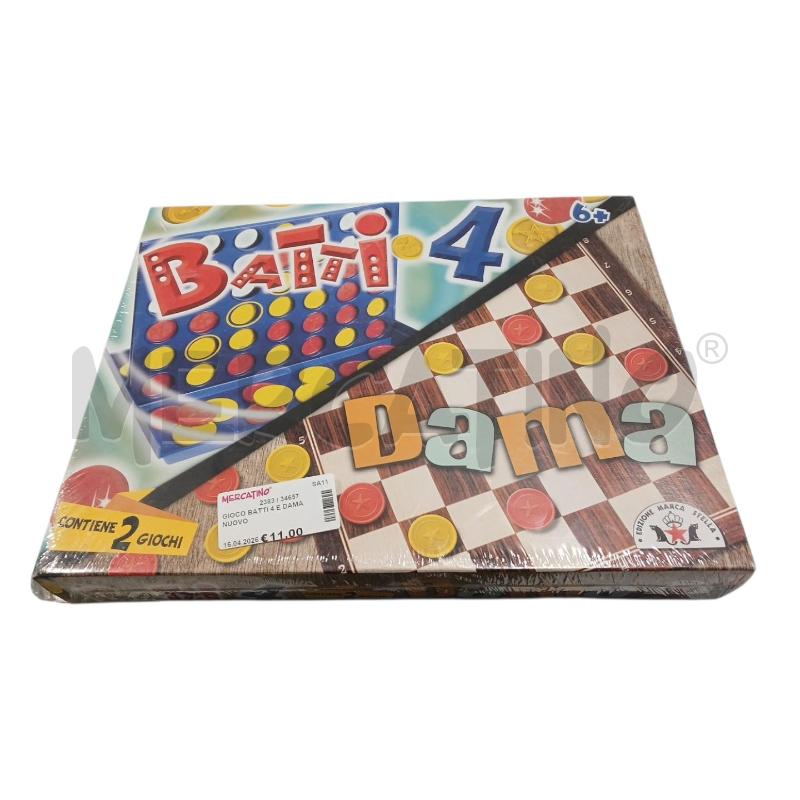 GIOCO BATTI 4 E DAMA NUOVO | Mercatino dell'Usato Salerno fratte 1