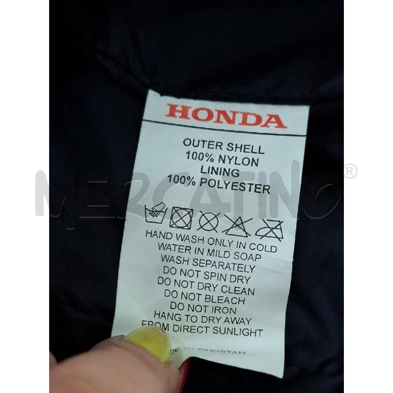 GIUBBINO UOMO HONDA DA MOTO NERO BIANCO ROSSO | Mercatino dell'Usato Salerno fratte 4