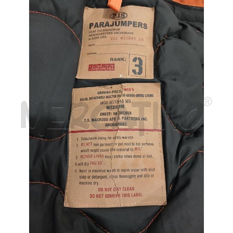 GIUBBOTTO UOMO PARAJUMPERS MODELLO AVIATOR NERO INTERNO STACCABILE TG. M | Mercatino dell'Usato Salerno fratte 3