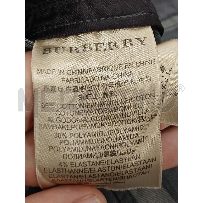 GONNA BURBERRY BRIT MOTIVO A QUADRI GRIGI | Mercatino dell'Usato Salerno fratte 4