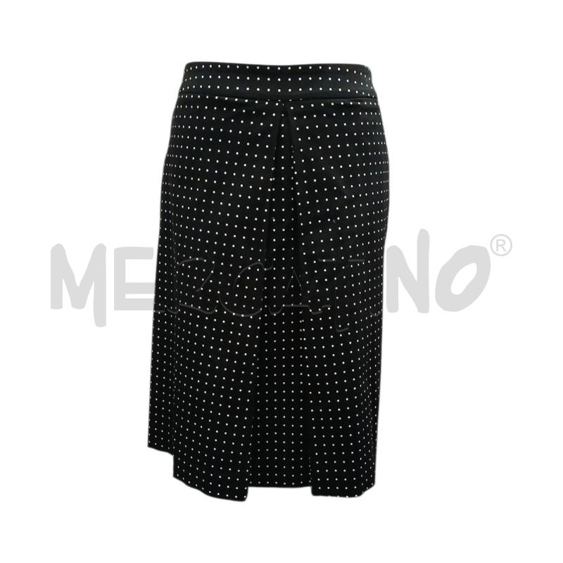 GONNA CERRUTI 1881 NERA POIS BIANCHI IN COTONE | Mercatino dell'Usato Salerno fratte 1