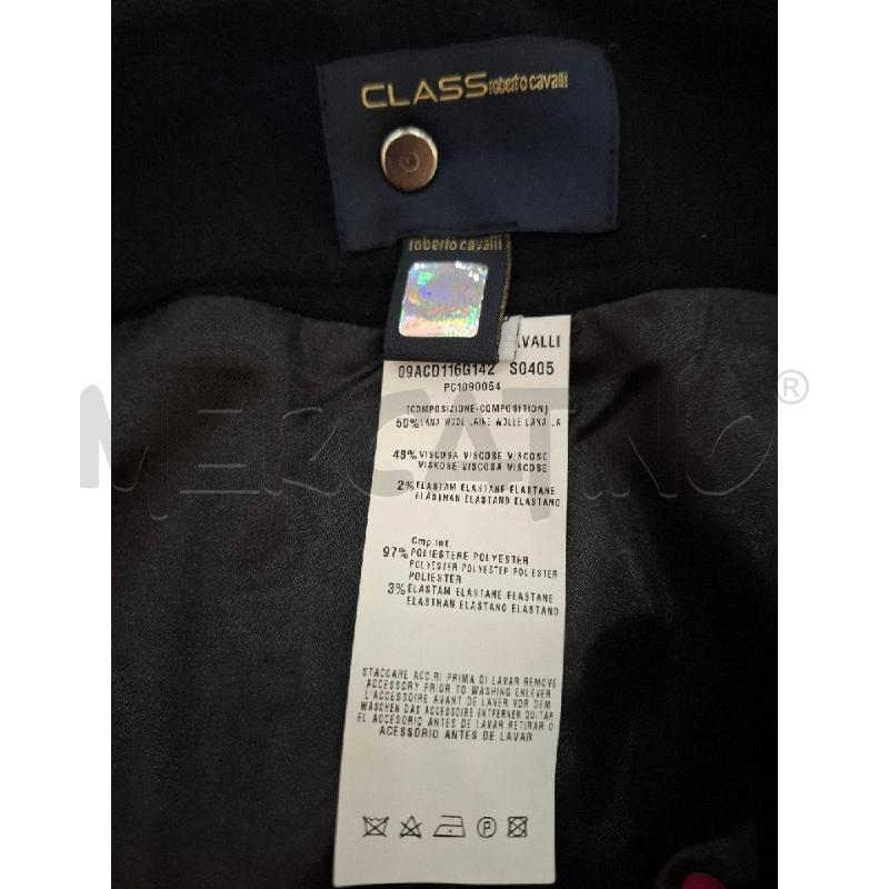 GONNA CLASS ROBERTO CAVALLI NERA MISTO LANA | Mercatino dell'Usato Salerno fratte 3