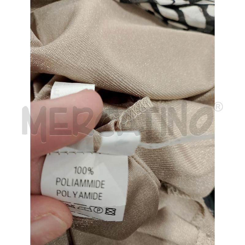 GONNA COCCAPANI NERA/BEIGE DIS. ANIMALIER IN SETA | Mercatino dell'Usato Salerno fratte 5